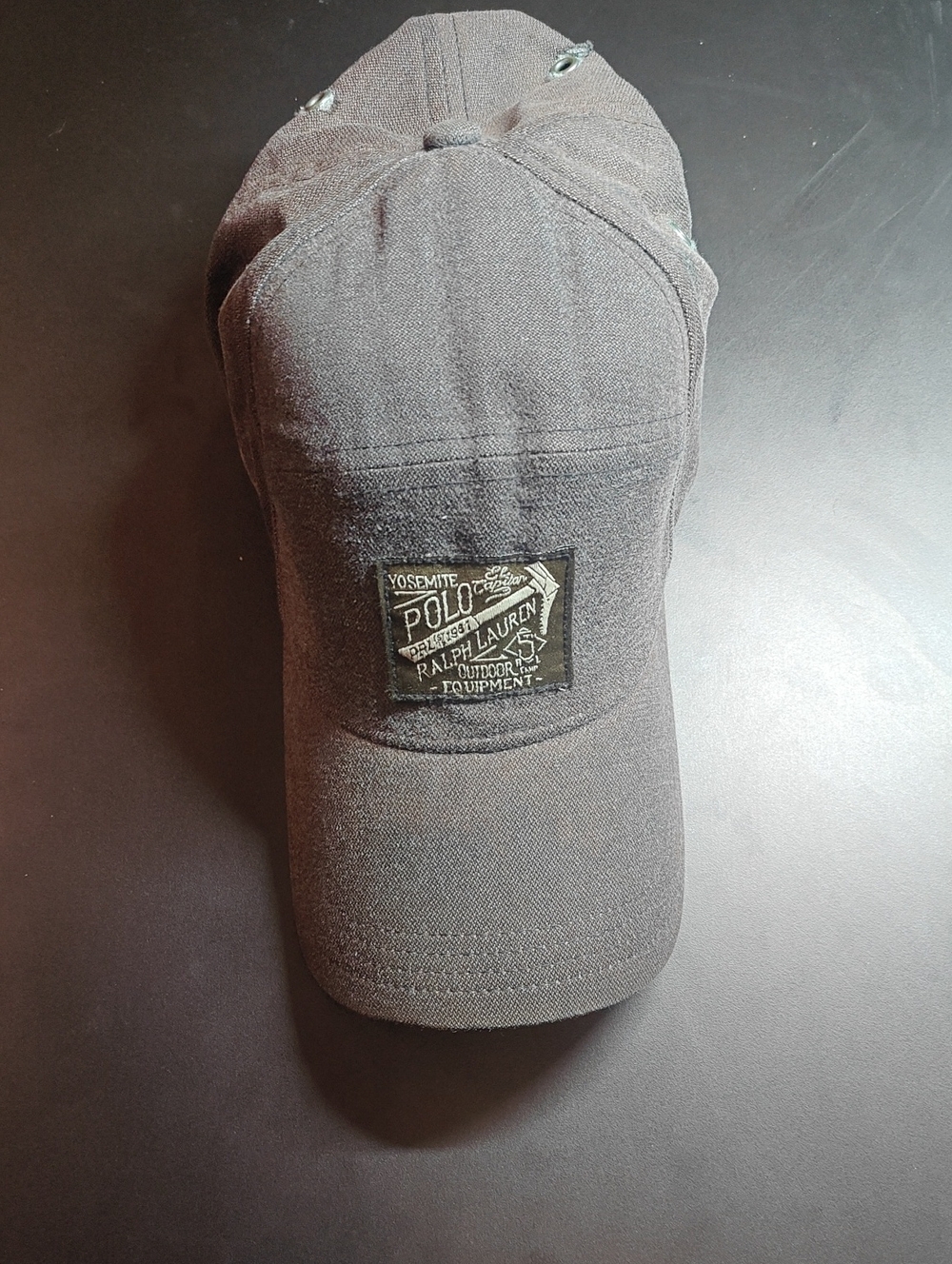 Polo by Ralph Lauren Gray Yosemite El Capitan Strapback Cap
